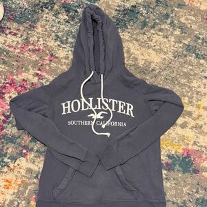 Girls Hollister Blue Sweatshirt Hoodie Size XS